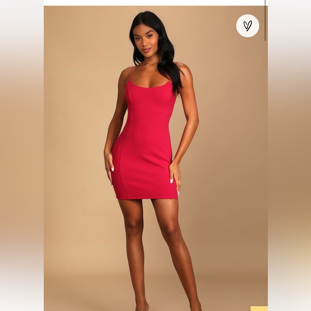 Pink Backless Mini Dress size Medium